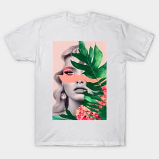 Modern woman in pop-art style T-Shirt